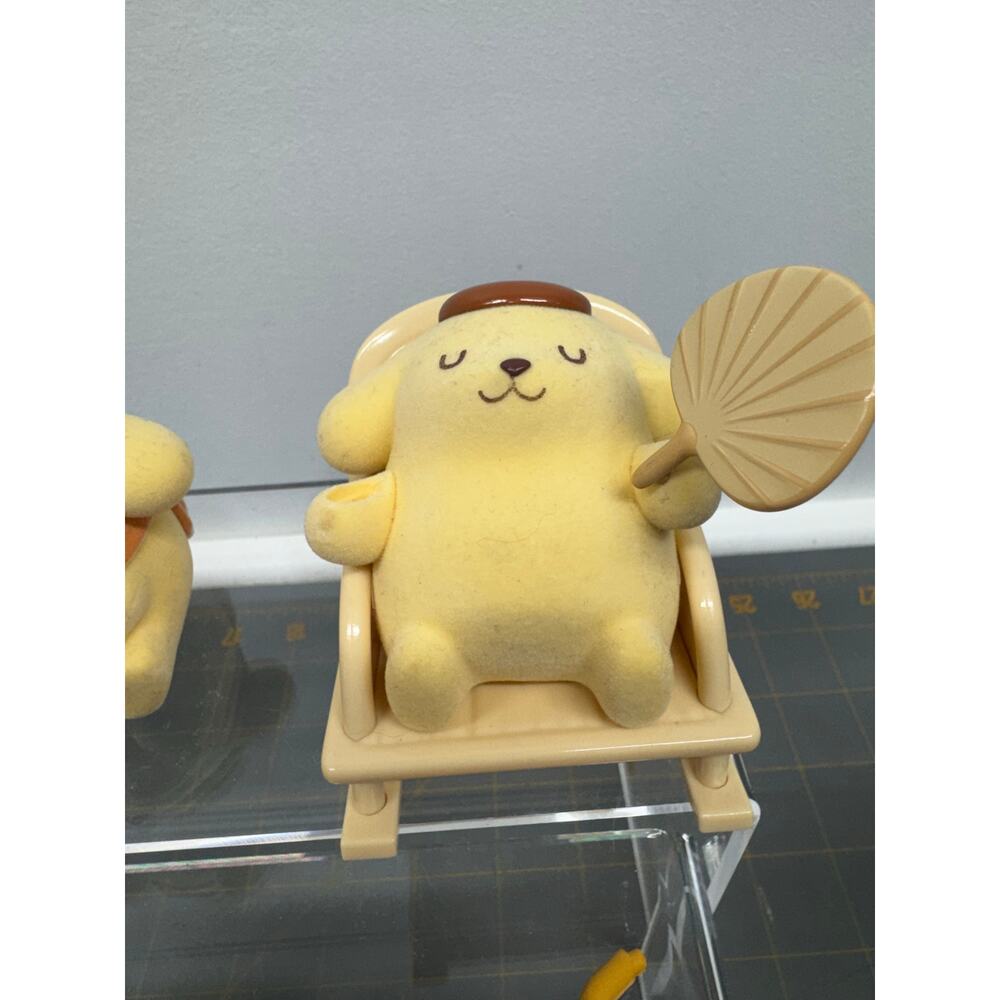 Sanrio Pompompurin Pom Pom Purin & Friends Figurine lot of 11 Pieces Cat Snowman - Picture 7 of 8